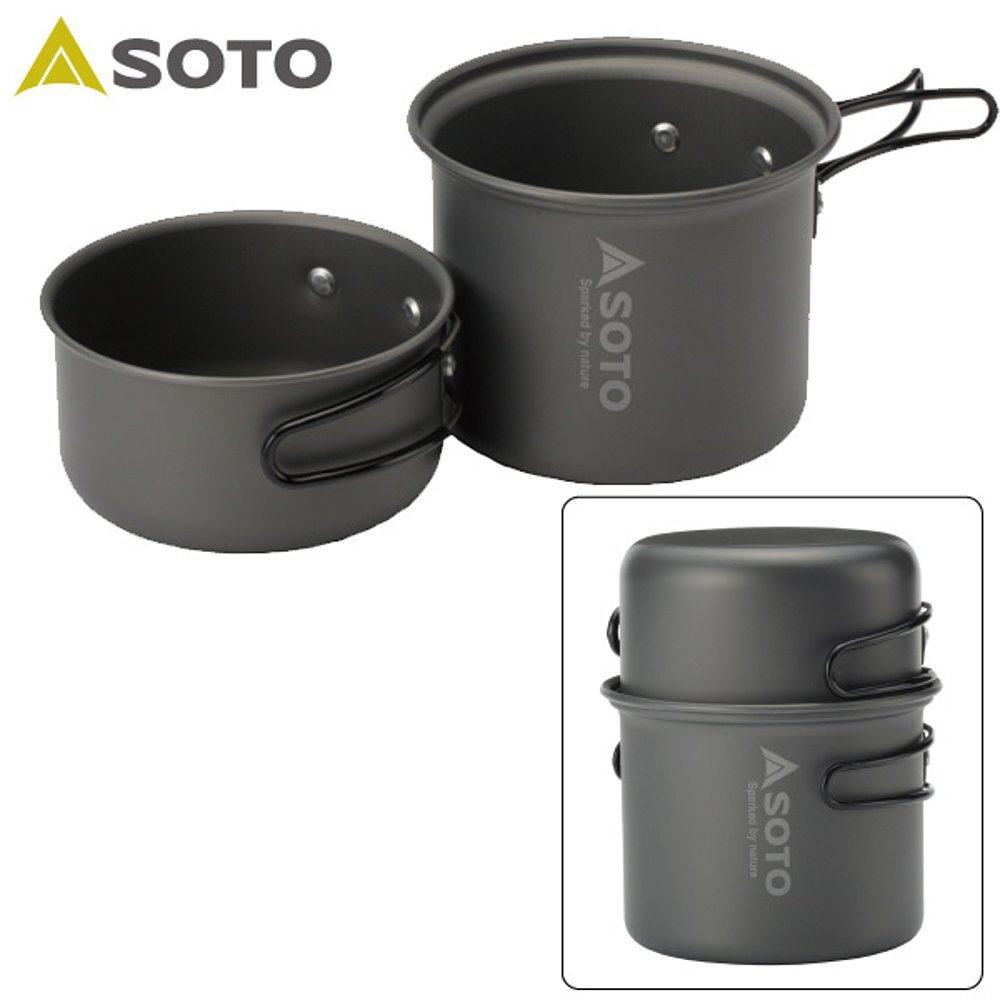 日本直邮SOTO铝制炊具套装 M 货号：SOD510