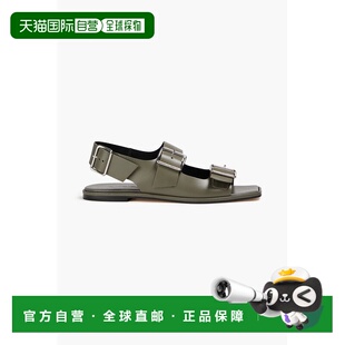 1h可退 香港直邮aeyde 女士 Thekla 搭扣皮质露跟凉鞋 THEKLACALF