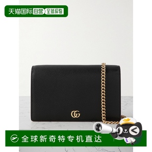 香港直邮Gucci 女士 1h可退 古驰 4979 Marmont 小型织纹皮革钱包
