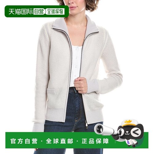 自营 raffi拉菲羊毛和羊绒混纺夹克-灰色 美国奥莱直发