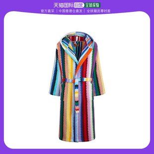 香港直邮潮奢 男士 Cecil连帽浴袍 MISSONI