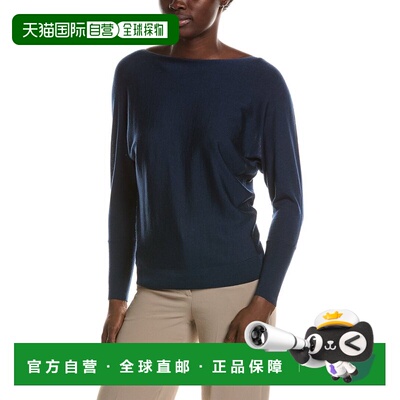 自营Lafayette 148 New York Bateau领Dolman羊毛和真丝 美国奥