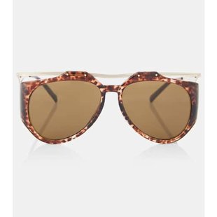 圣罗兰 女士 潮奢 Amelia Laurent M137 飞行员太阳眼镜 Saint