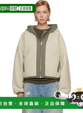 1h可退 香港直邮Canada Goose 加拿大鹅 女士 绿色 Alberni Fleec