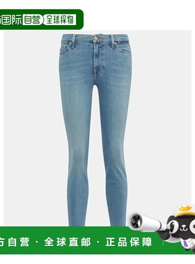 1h可退 香港直邮7 For All Mankind 赛文 弗奥曼德 女士 中腰紧身