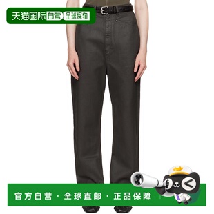 1h可退 香港直邮潮奢 Lemaire 女士 棕色 Dropped Crotch 牛仔裤