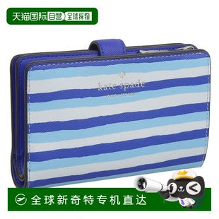 Spade 双折钱包 日本直邮Kate 女士钱包 蓝色多色 Outlet Product