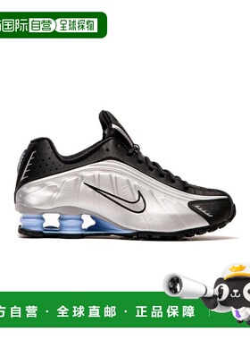 自营 Nike Shox R4金属银黑色心理蓝-蓝色 美国奥莱直发耐克