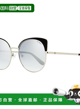 自营 Guess 女士太阳镜 GU7599 05C 钯色/黑色 56mm - 05c 美国奥