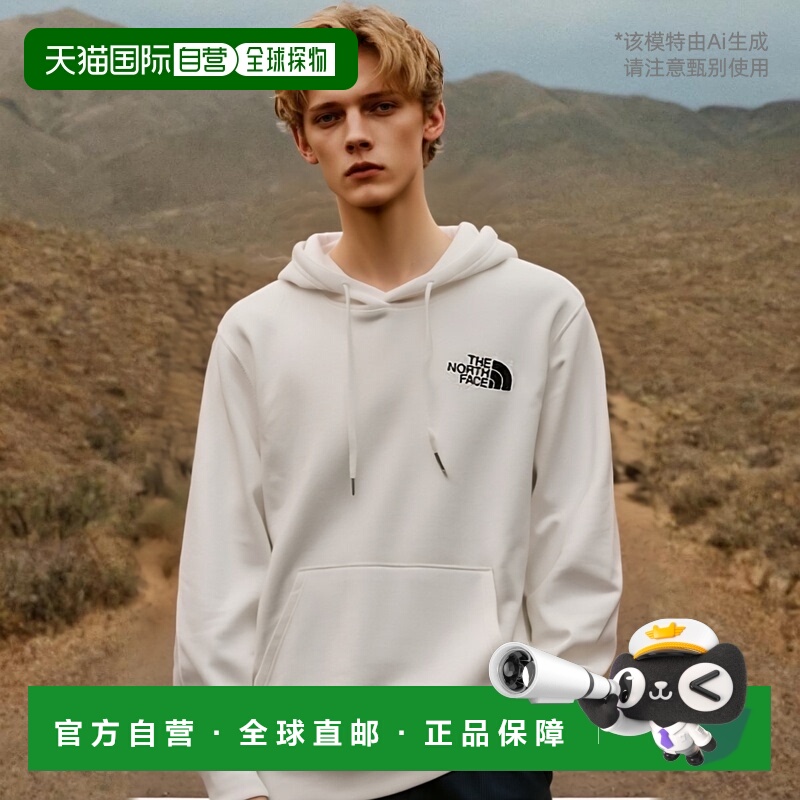 日本直邮THE NORTH FACE北面 连帽卫衣男士海外款 Box NSE 套头卫