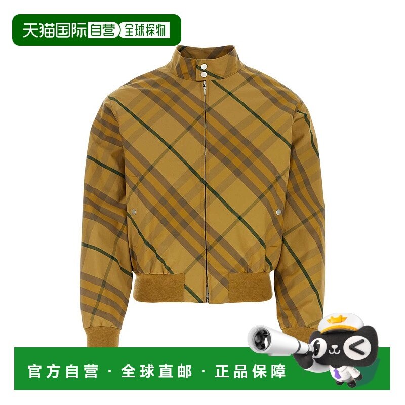香港直邮BURBERRY 男士夹克 8081418B8681 AW2024 花色 Cotton bo