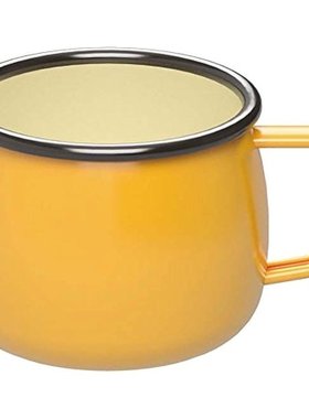 鹿牌 烧烤杯 空心马克杯 黄色 400ml UH-503
