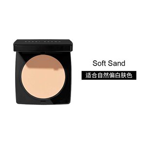 Bobbi brown芭比波朗羽柔蜜粉饼10g 控油定补妆散粉 #SOFT-SAND