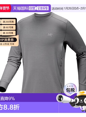 始祖鸟Rho男士户外运动美利奴羊毛长袖圆领T恤