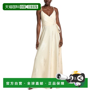 香槟 notte诺特伴娘马泰拉连衣裙 美国奥莱直发 marchesa 自营