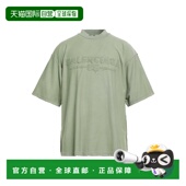 舒适时尚 香港直邮Balenciaga T恤 green绿色 巴黎世家 男士