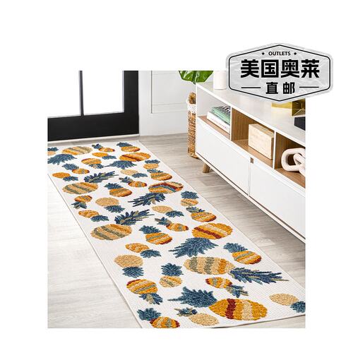 自营 jonathan y Ananas Bold Pineapple High-Low Indoor/Outdoo
