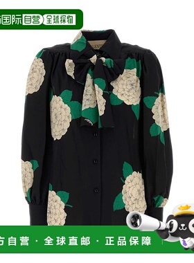 香港直邮valentino 华伦天奴 女士 印花真丝衬衫 7B3AB7N49FL