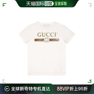 男童T恤 香港直邮GUCCI 99新未使用 503628X3L029112古驰