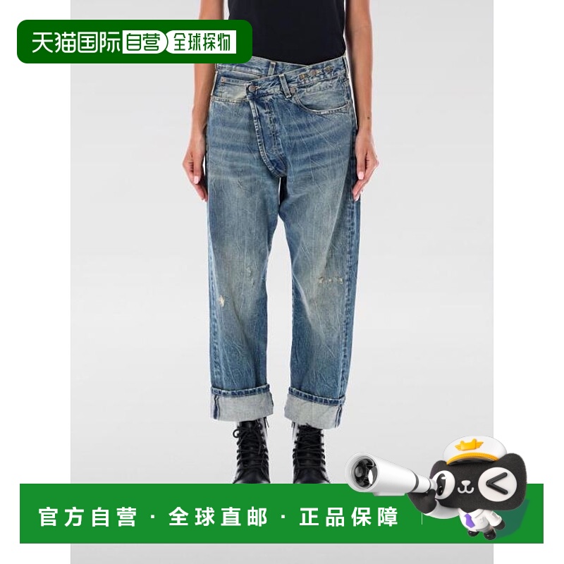 韩国直邮AL13 牛仔裤 R13W2048734 DOM直筒裤