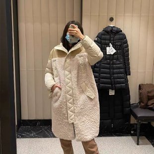 1C00041 MONCLER 羽绒服 M133 女士白色长款 21E