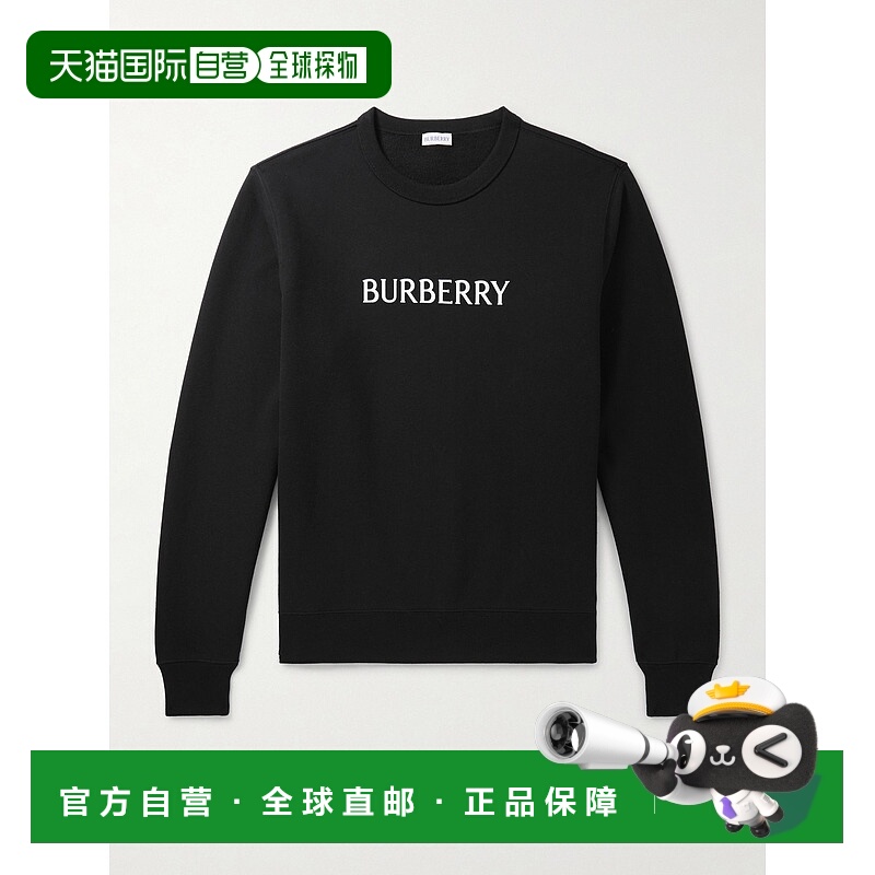 香港直邮Burberry 巴宝莉 男士 標誌印花圓領衛衣 8119000