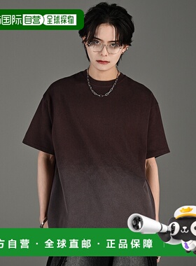 1h可退 日本直邮ADRER 男女同款复古渐变宽松T恤 ADRsc1119