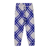 格纹羊毛运动裤 BURBERRY AW2024 灰色 男童长裤 80932271