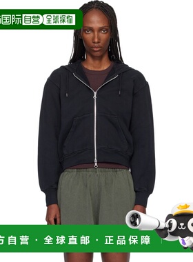 1h可退 香港直邮潮奢 Our Legacy 女士 黑色 Mischief 连帽衫 W22