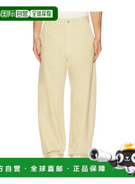1h可退 香港直邮A.P.C. 男士 斜纹棉布裤子 COGZVH08028 beige米