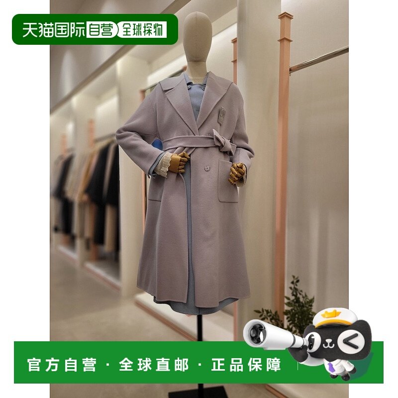 韩国直邮[ITMICHAA] 女性领子羊绒手工大衣 (ITNBHHC670)羊毛西装