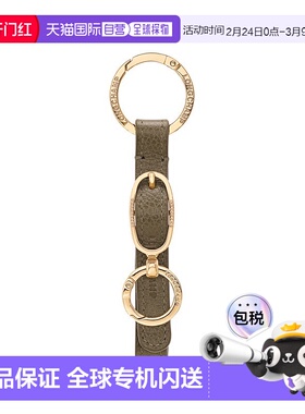 自营1h可退 欧洲直邮Longchamp珑骧 Le Foulonne 女士灰绿色/金色