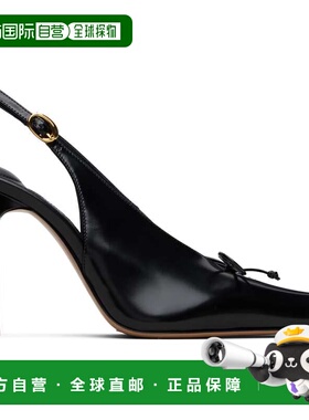 香港直邮Jacquemus 女士 黑色 The high Cubisto slingbacks 高跟