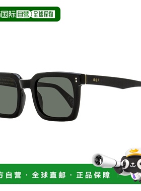 自营 retrosuperfuture复印中性方角太阳镜世纪B4E黑色50毫米 - b