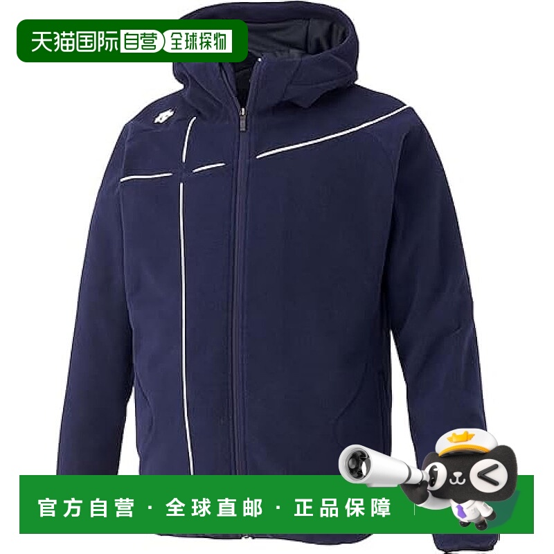 【日本直邮】迪桑特男士抓绒夹克 连帽款防风保暖 DBX-2660C针织