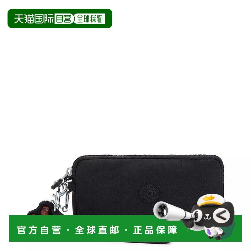 自营 Kipling Lowie腕带钱包-黑色调 美国奥莱直发