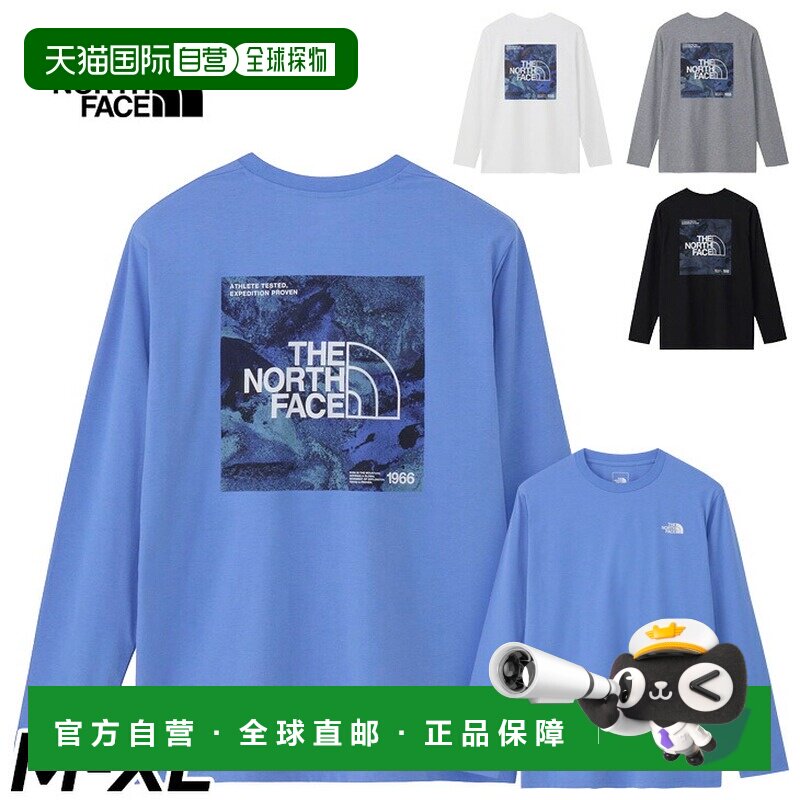 日本直邮The North Face 男士长袖T恤吸汗速干 弹力 UV防护 L/S E