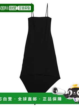 1h可退 【美国直邮】Helmut Lang|羊毛不对称中长连衣裙