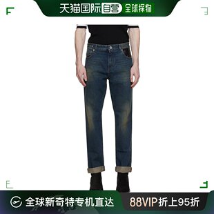 牛仔裤 Leather 男士 香港直邮潮奢 巴尔曼 Pocket 蓝色 Balmain