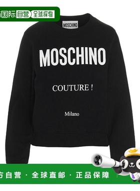 香港直邮Moschino 黑色字母印花图案卫衣 A171705272555