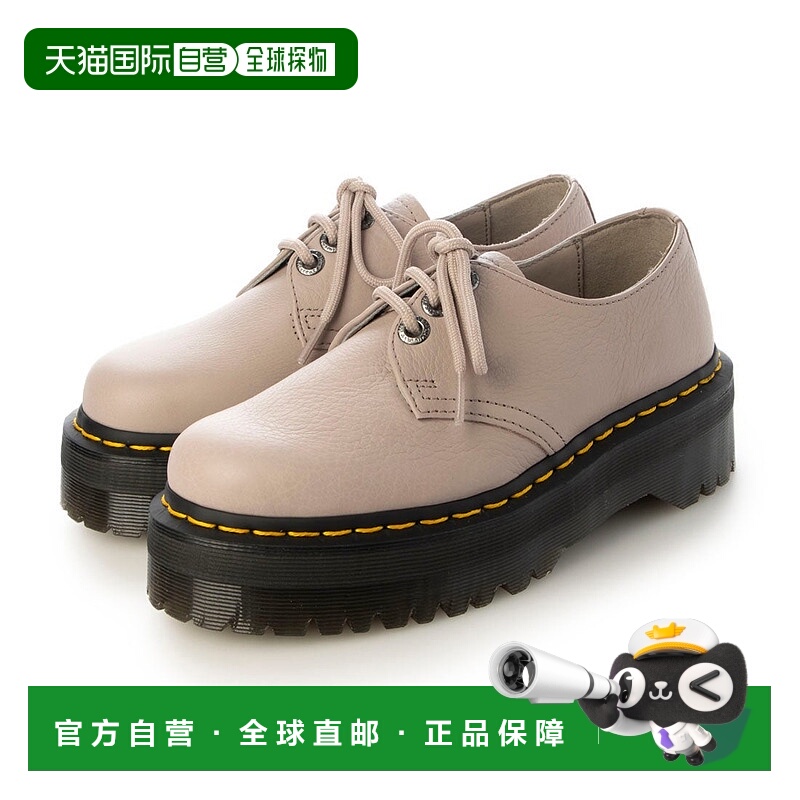 日本直邮 Dr.Martens 1461 QUAD 3孔厚底女鞋 [31167348] 米色