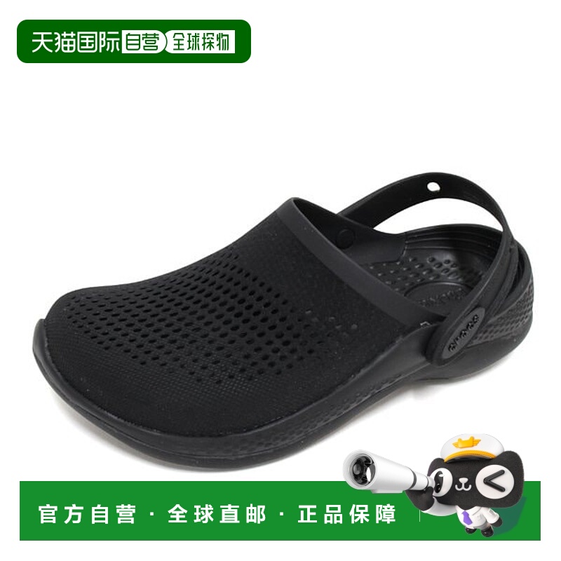 韩国直邮crocs Crocs LiteRide 360 男式女式木屐凉鞋 黑色 20670