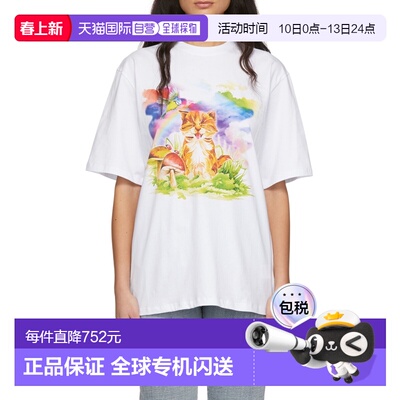 1h可退 香港直邮奢淘 MSGM 圆领T恤 女 3241MDM16622729801Optica