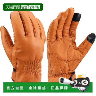 【日本直邮】Daytona牛革冬季摩托车手套 防水防风 HBG-057 栗色