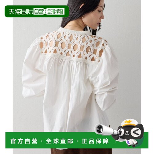 1h可退 日本直邮Dhritië 女士 后背蕾丝衬衫 GGD1062104A0002