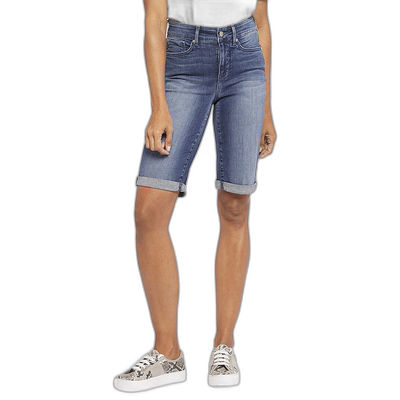 自营 NYDJ Briella Landslide 短裤 - 蓝色 美国奥莱直发