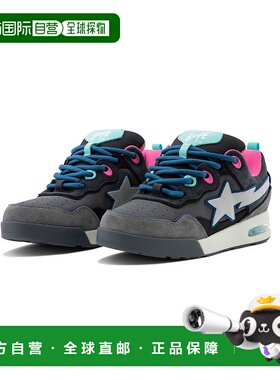 1h可退 日本直邮A BATHING APE 男装 多材质拼接 翻盖STA 运动鞋