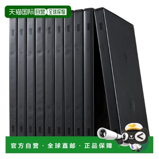 黑色200 10个DVD高脚盒 Sanwa山业DVD盒6张收纳 FCD0 日本直邮