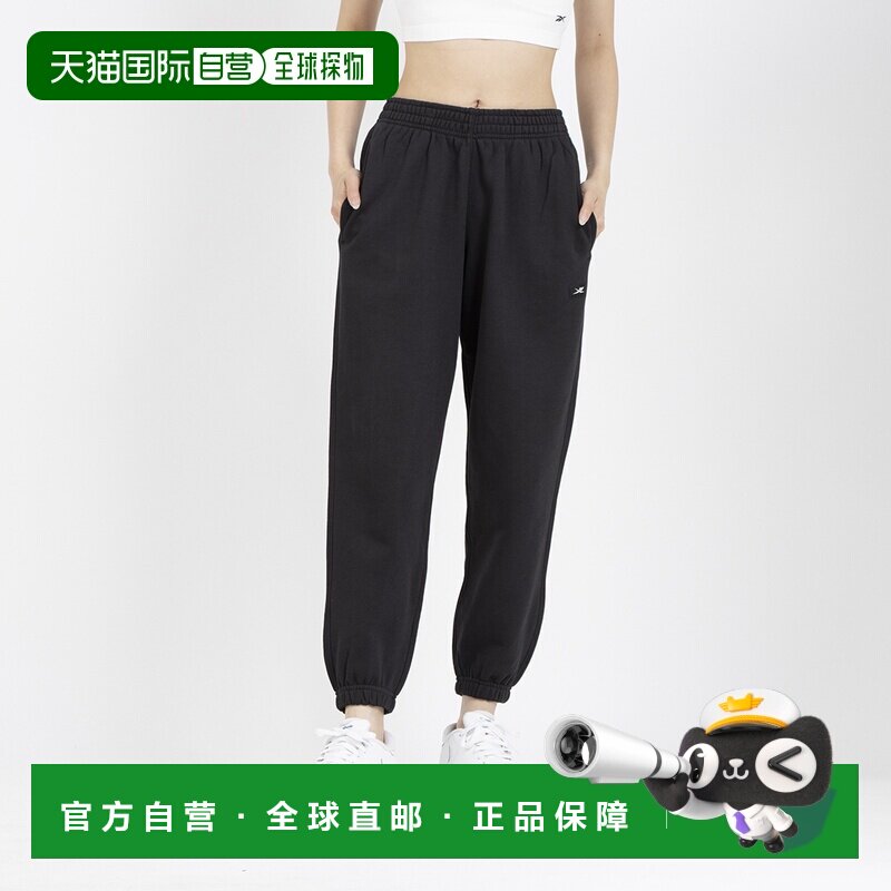 日本直邮Reebok 127460 Studio Style Jogger（黑色）裤子运动裤