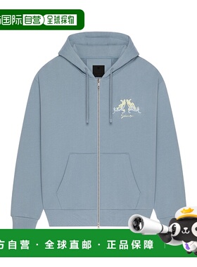 香港直邮GIVENCHY 男士针织毛衣 BMJ0LB3YPC053 SS2025 蓝色 长袖